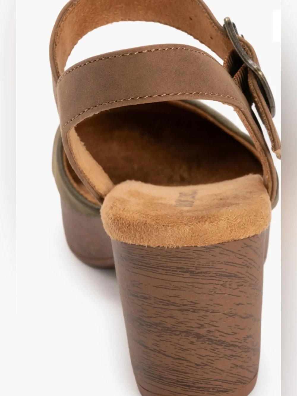 Merritt Quarter Strap Platform Pump Dark Olive - Size 7 Women